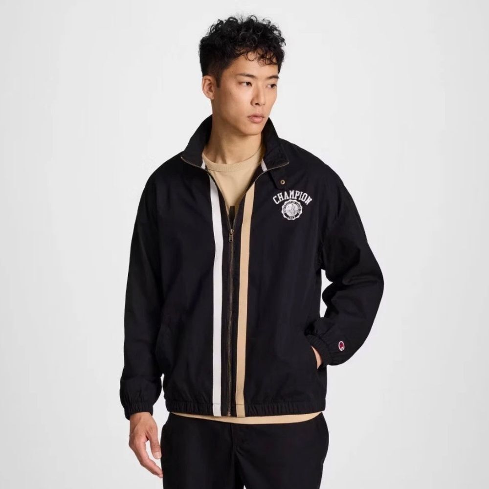 NWT Men’s Champion Homeroom Full Zip Black Jacket Size XL